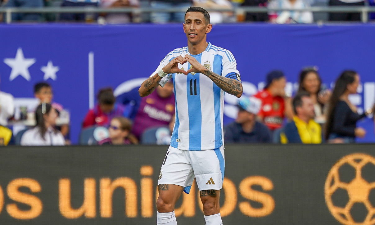 Di Maria foi o autor do único gol na vitória da Argentina sobre o Equador (Video)