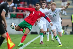 Os golos do jogo entre Portugal e Irlanda do Norte (Resumo)